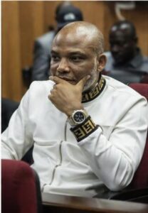 Traditional rulers and lawmakers discussing dialogue and political solutions for Nnamdi Kanu